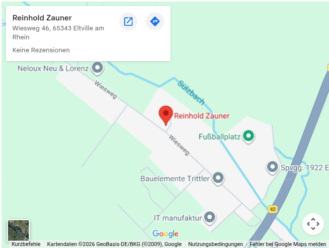 Karte: Wiesweg 46, 65343 Eltville – Klicken zum Öffnen in Google Maps